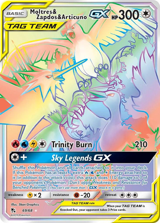 Moltres Zapdos & Articuno GX (Secret)